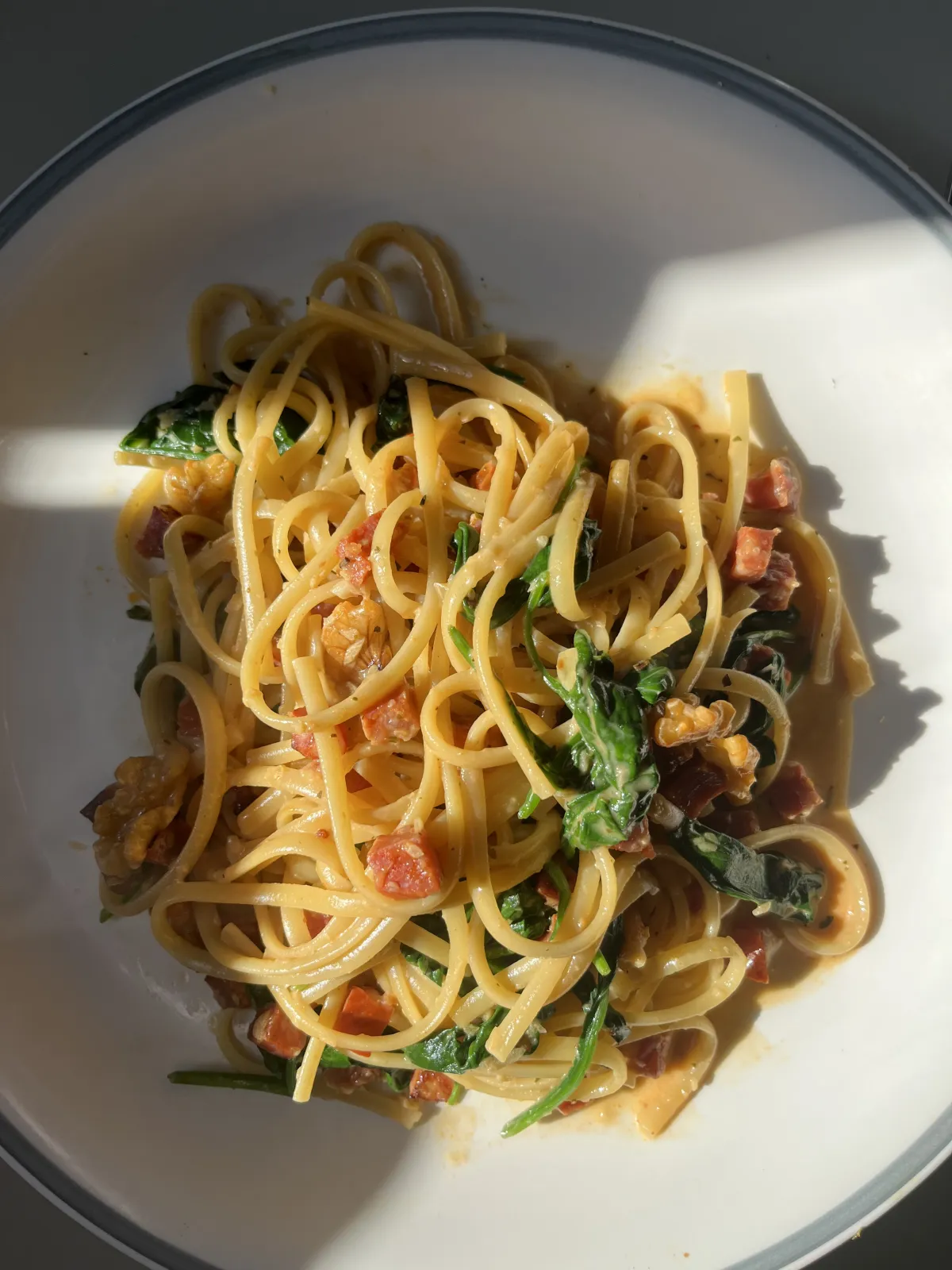 Linguine chorizo & crème à l'espagnole